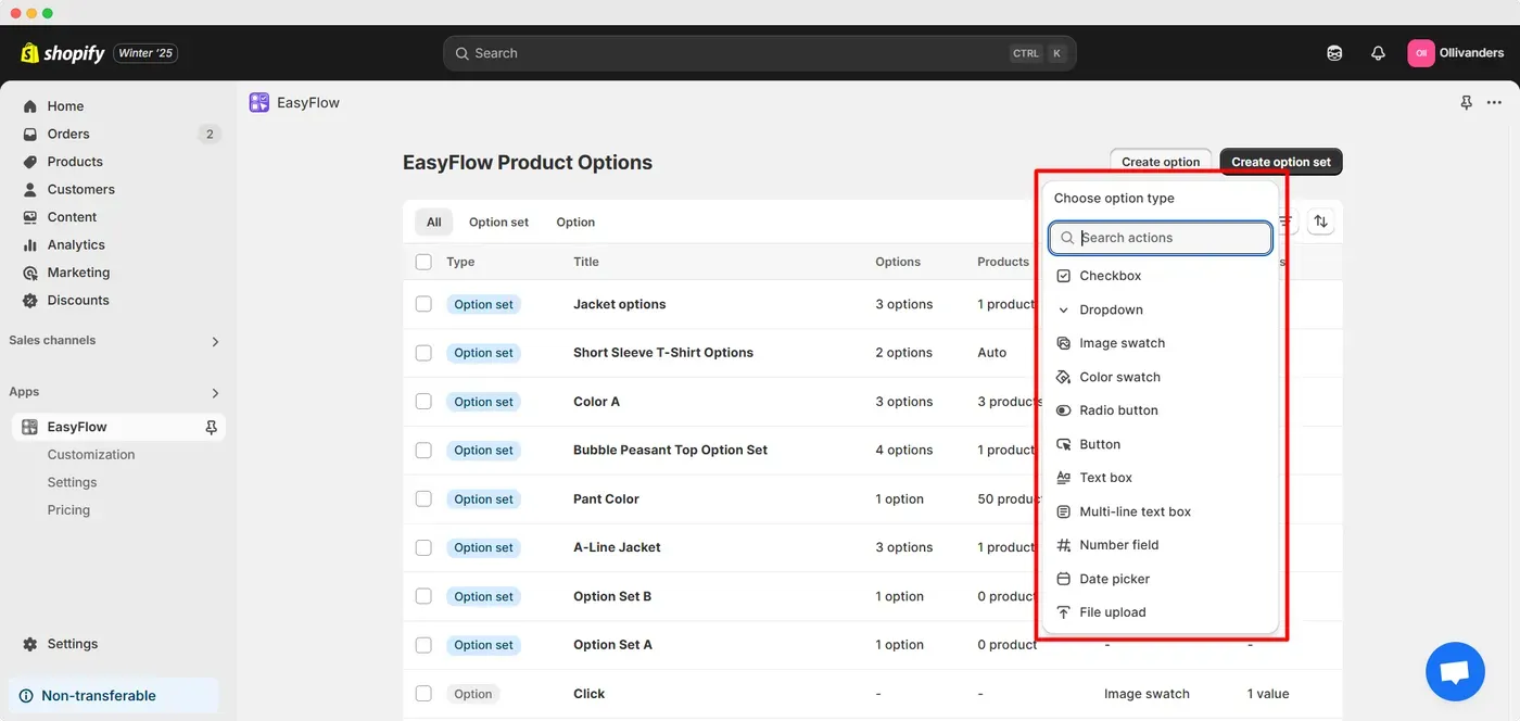 How to Create Product Options or Variants in Shopify? 2