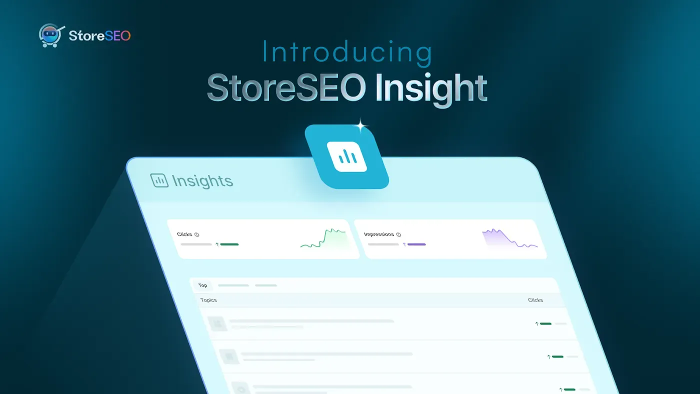StoreSEO Insights for Shopify Stores
