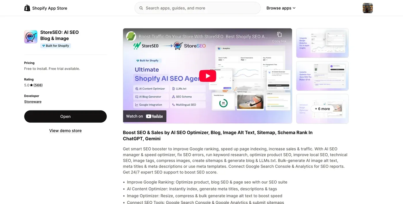 Best Shopify SEO Apps