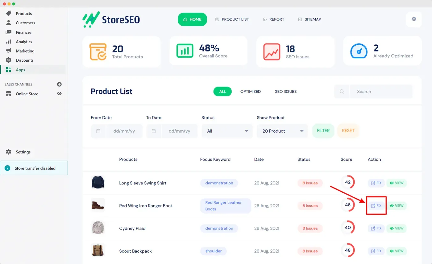 SEO For Shopify Store