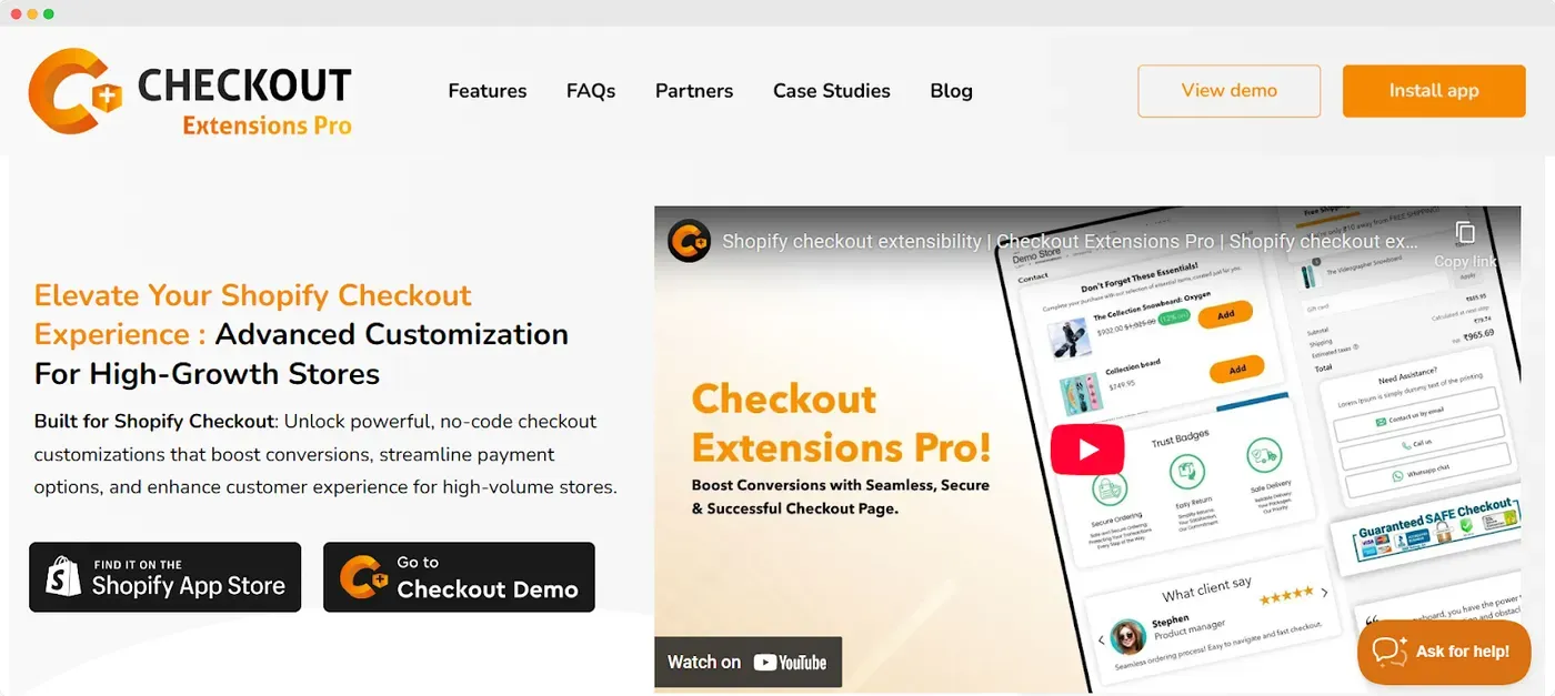 StoreSEO x Checkout Extension Pro Partnership