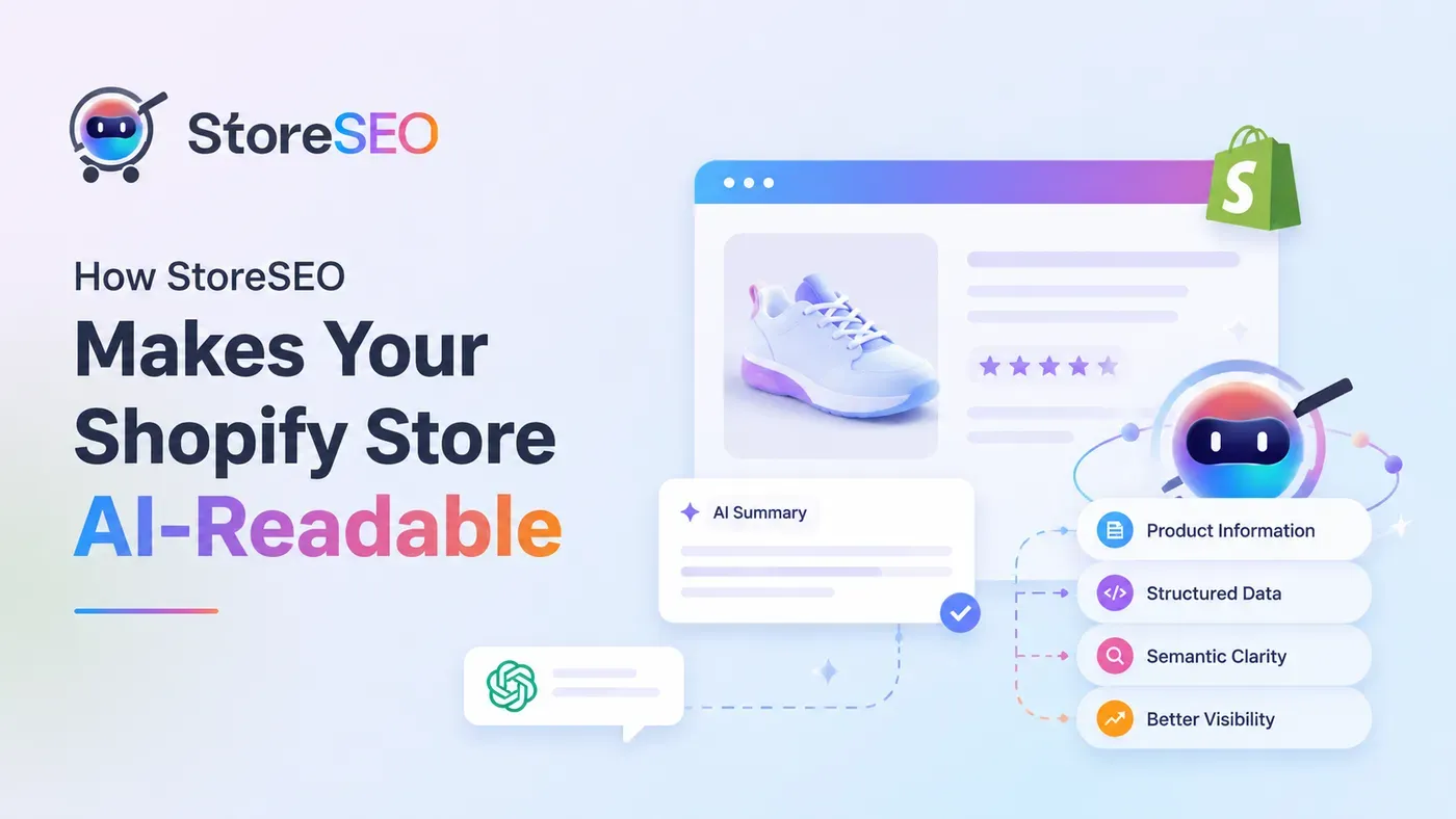 StoreSEO Makes Shopify Store AI-Readable