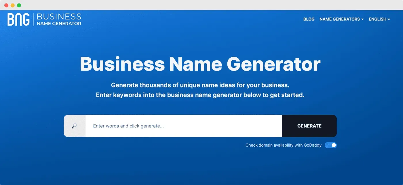 FREE Best Business Name Generator