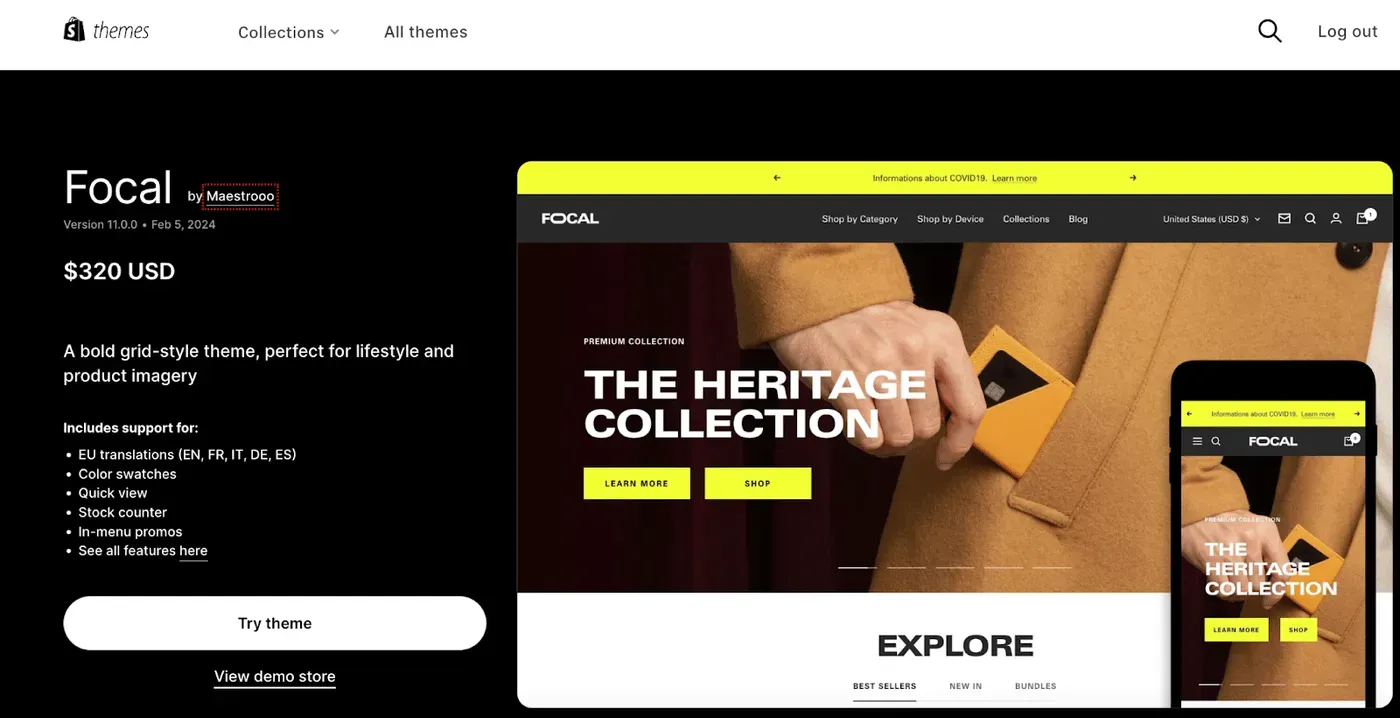 Best Shopify Themes with Blogs