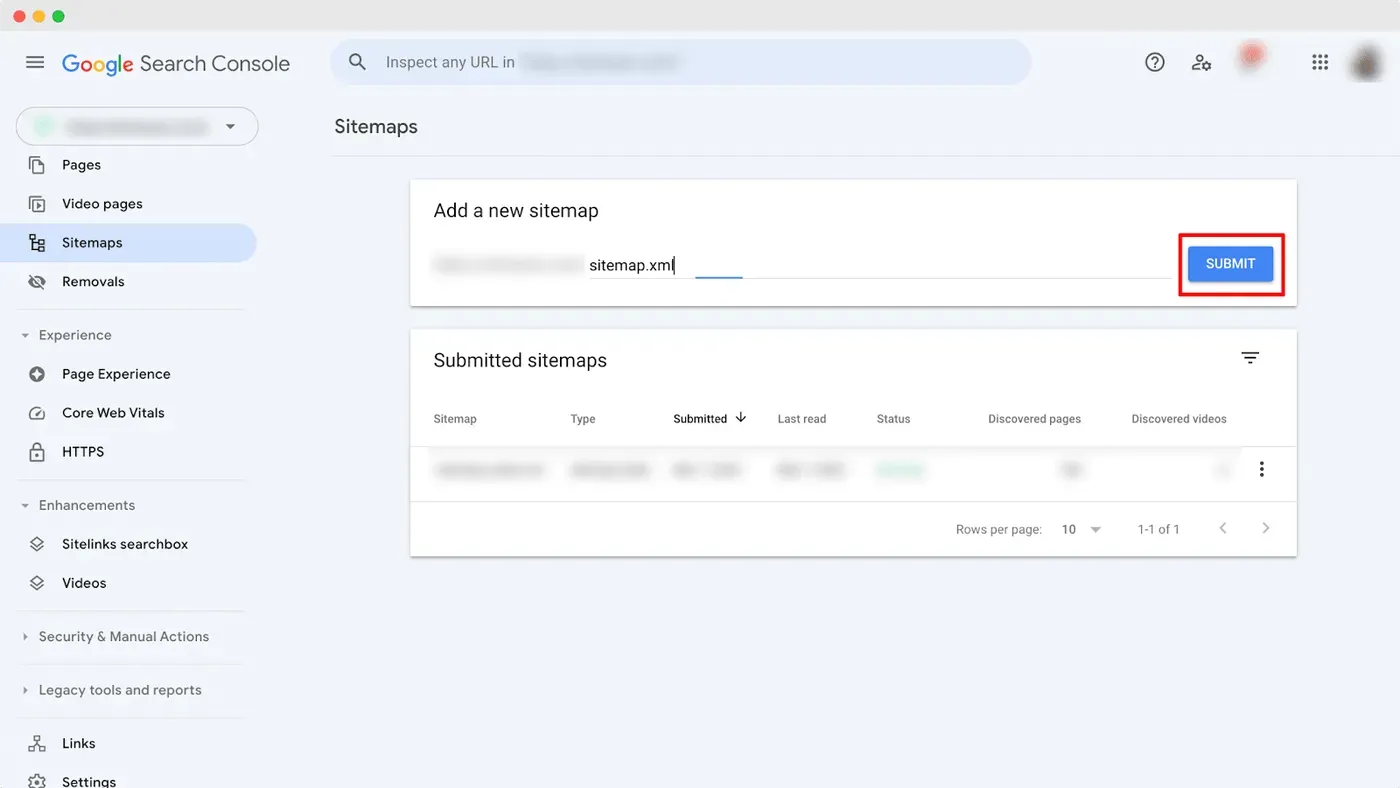 Update Shopify Sitemap