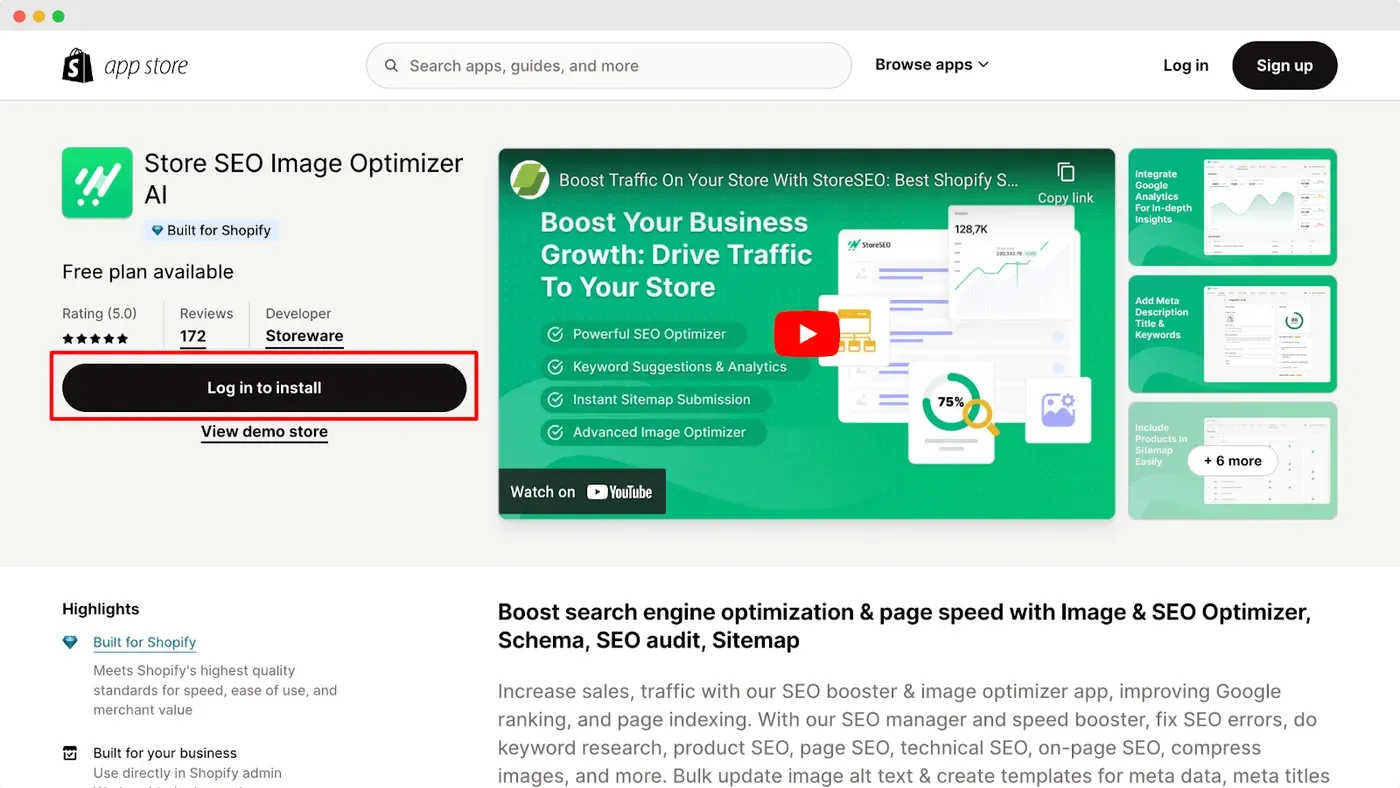 Update Shopify Sitemap