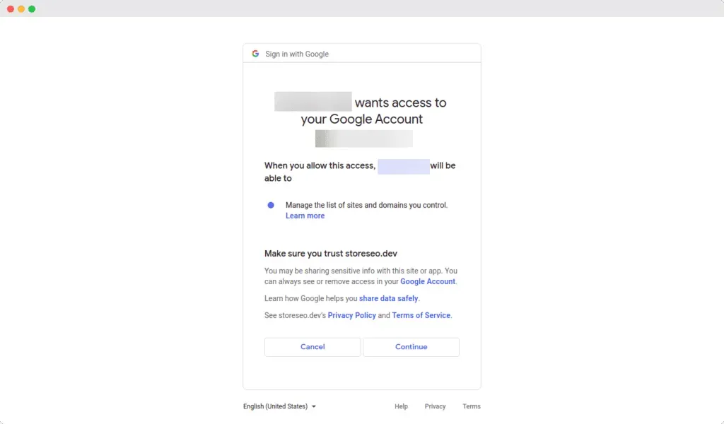 get website indexed by Google