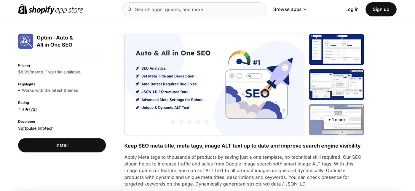 Best Shopify SEO App