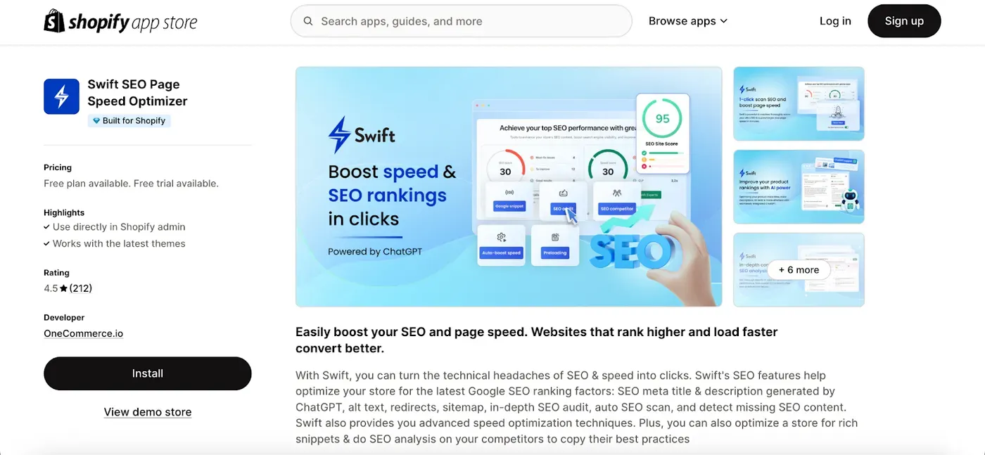 Best Shopify SEO App