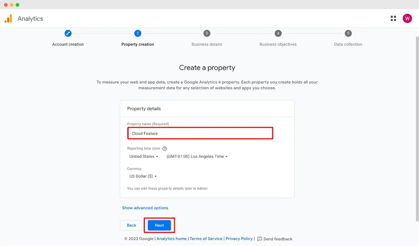 Google Analytics Property ID