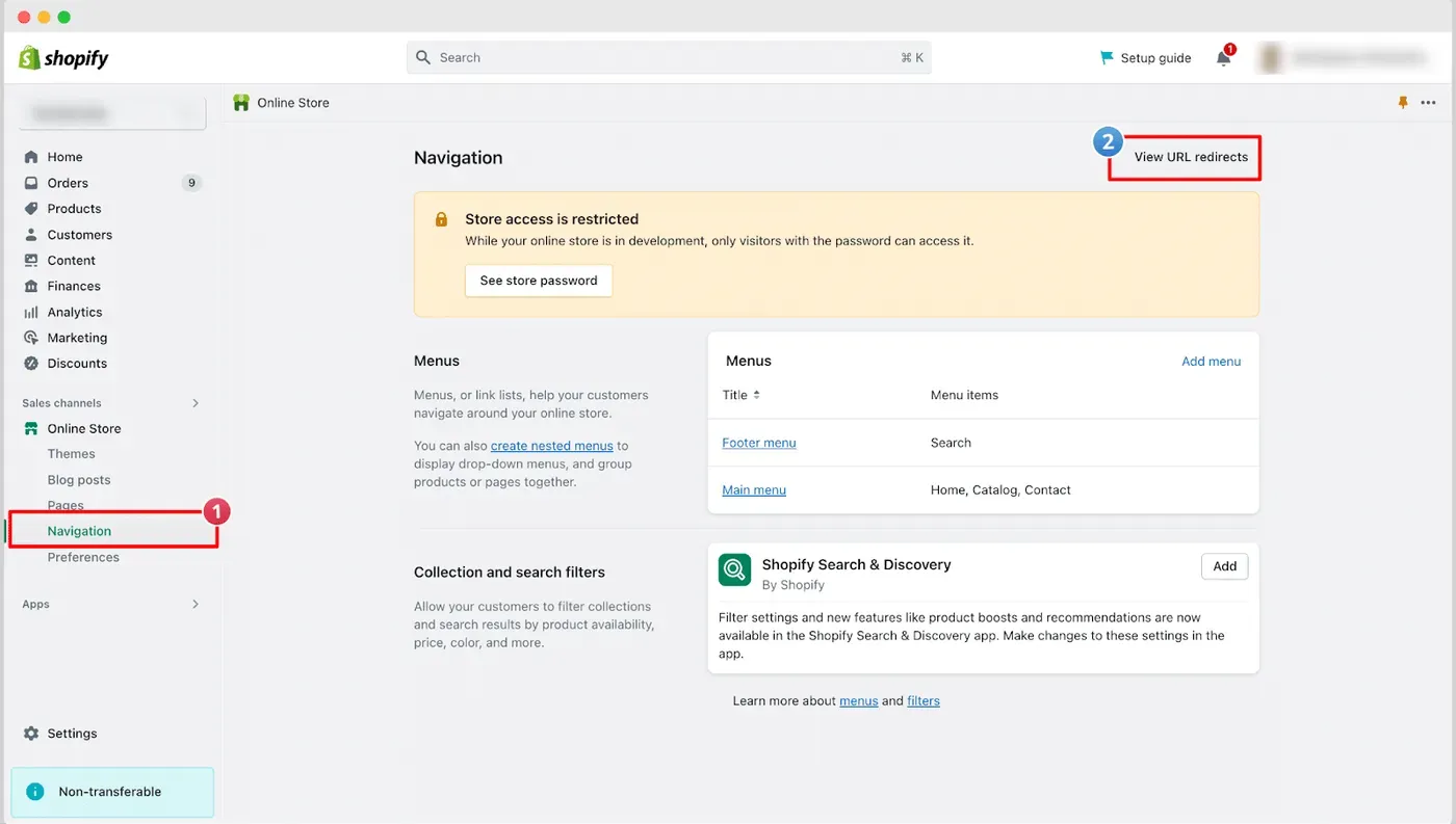 Create and Manage Shopify Redirections