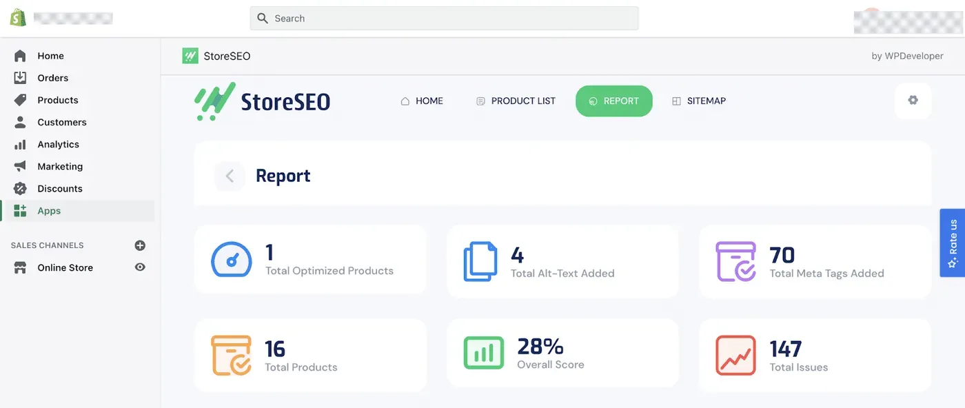 SEO For Shopify Store