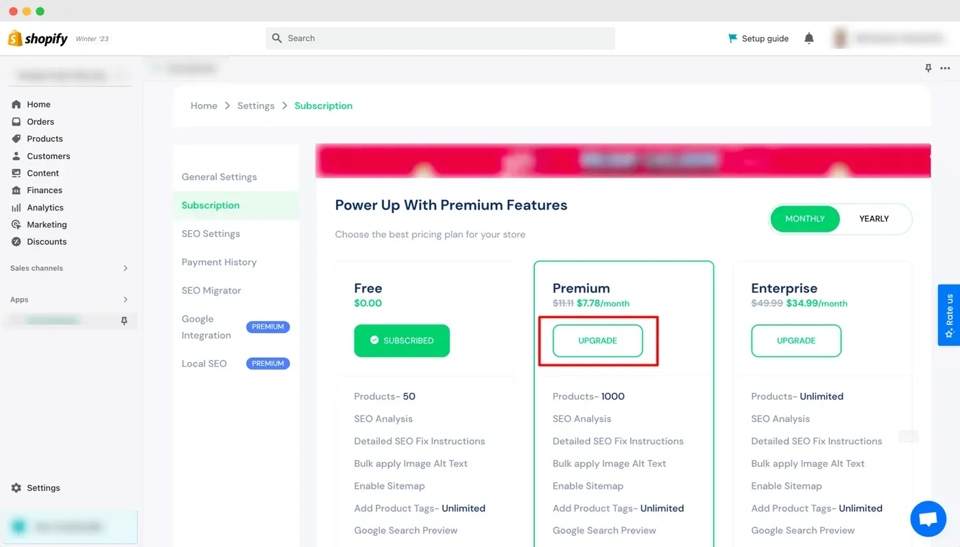 local SEO for Shopify