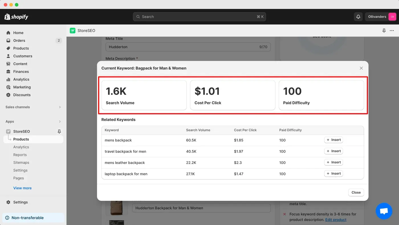 Keyword research