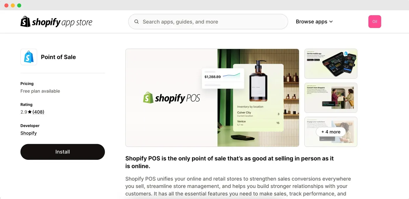 Shopify POS Integration