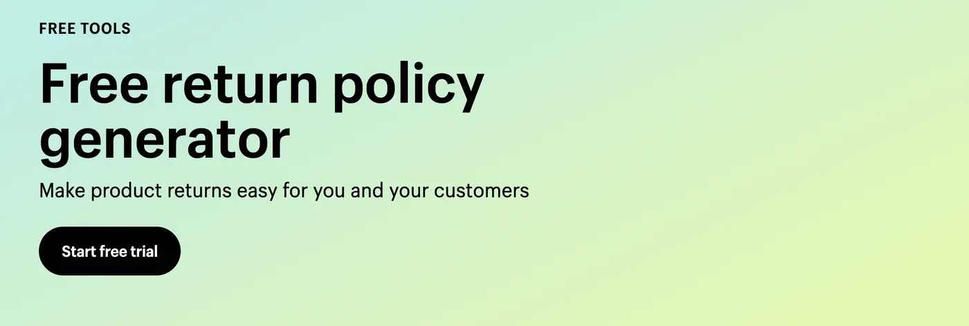 FREE Shopify tools
