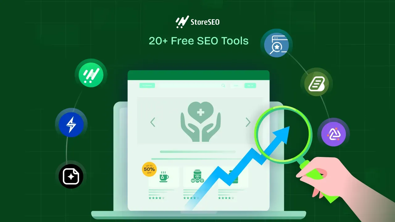 20+ Free SEO Tools for Shopify To Boost & Optimize Your eCommerce Store - Blog banner