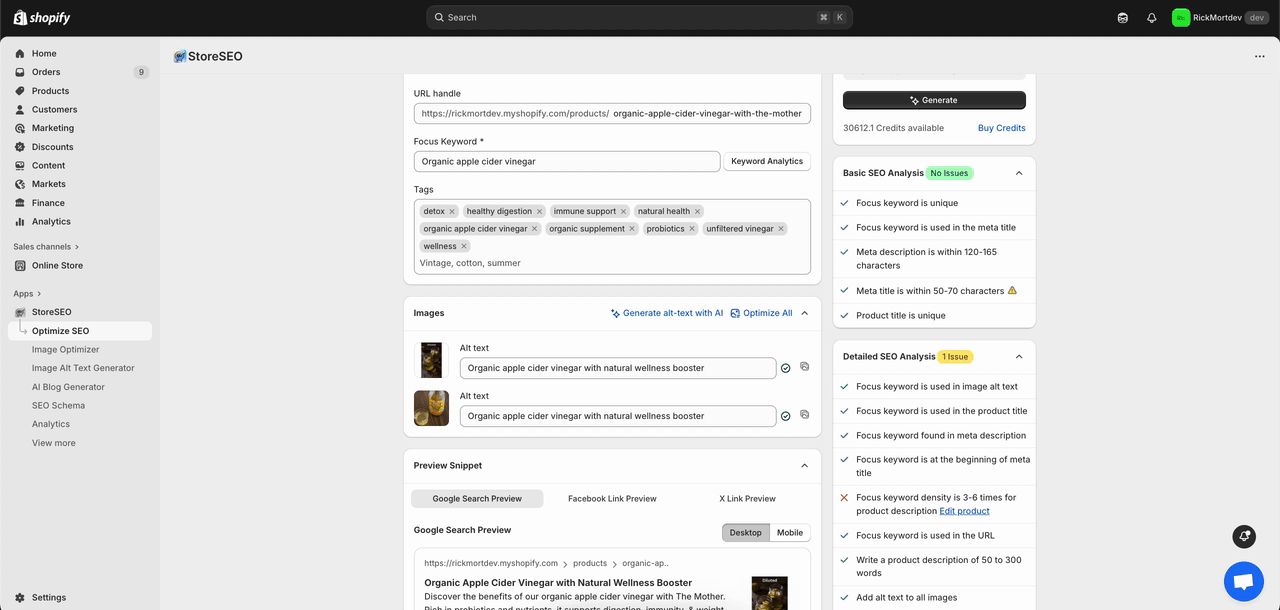 How StoreSEO Will Help Optimize SEO For Shopify Products?