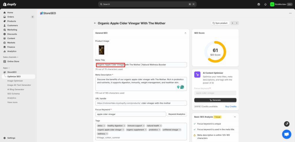 How StoreSEO Will Help Optimize SEO For Shopify Products?