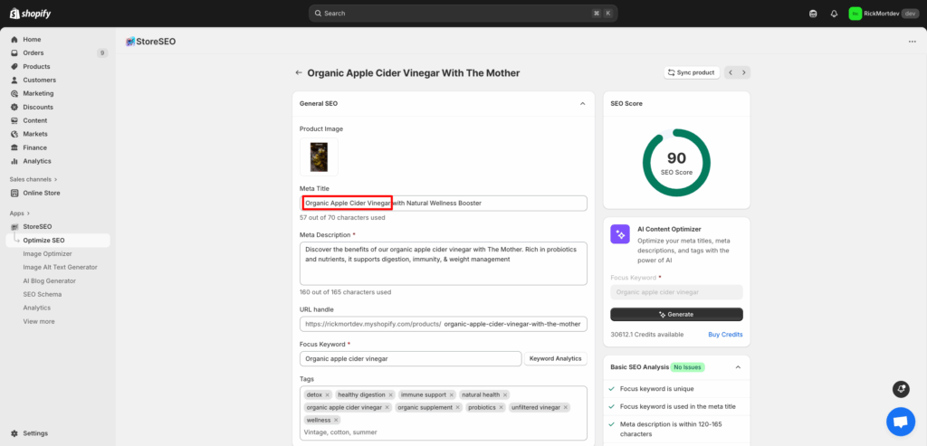 How StoreSEO Will Help Optimize SEO For Shopify Products?