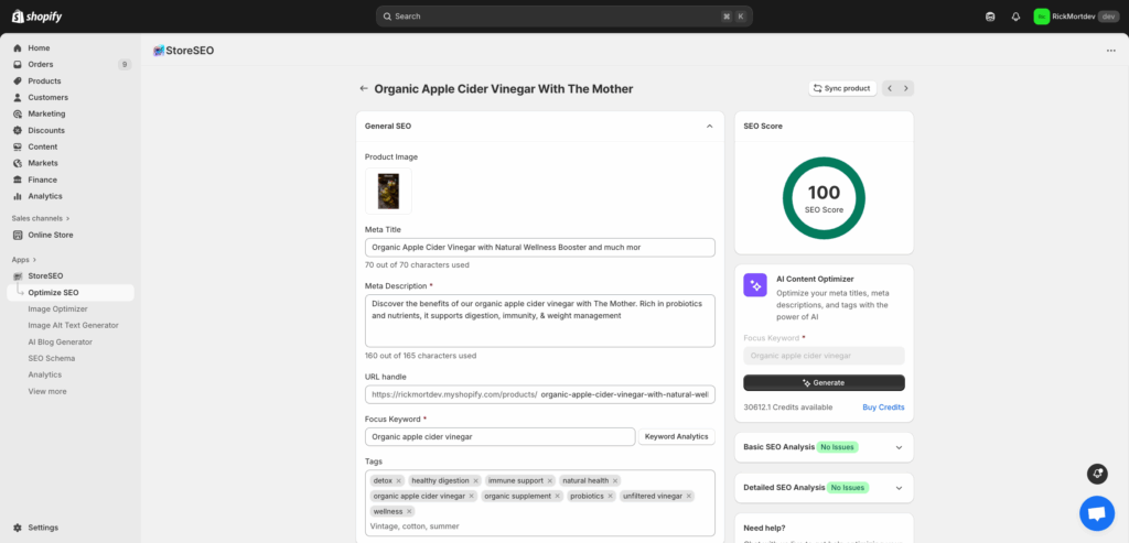 How StoreSEO Will Help Optimize SEO For Shopify Products?