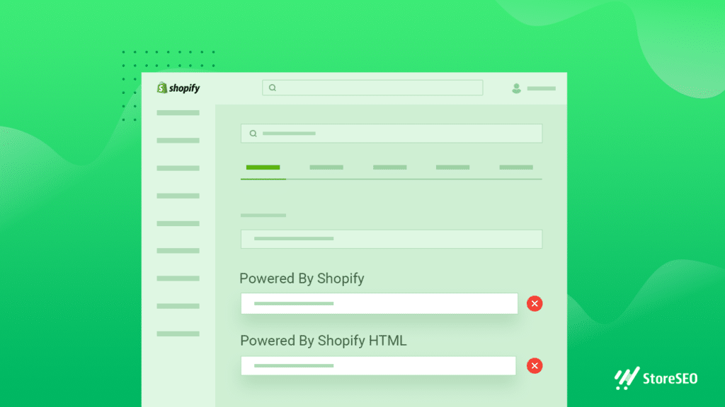 Remove Powered By Shopify Badge