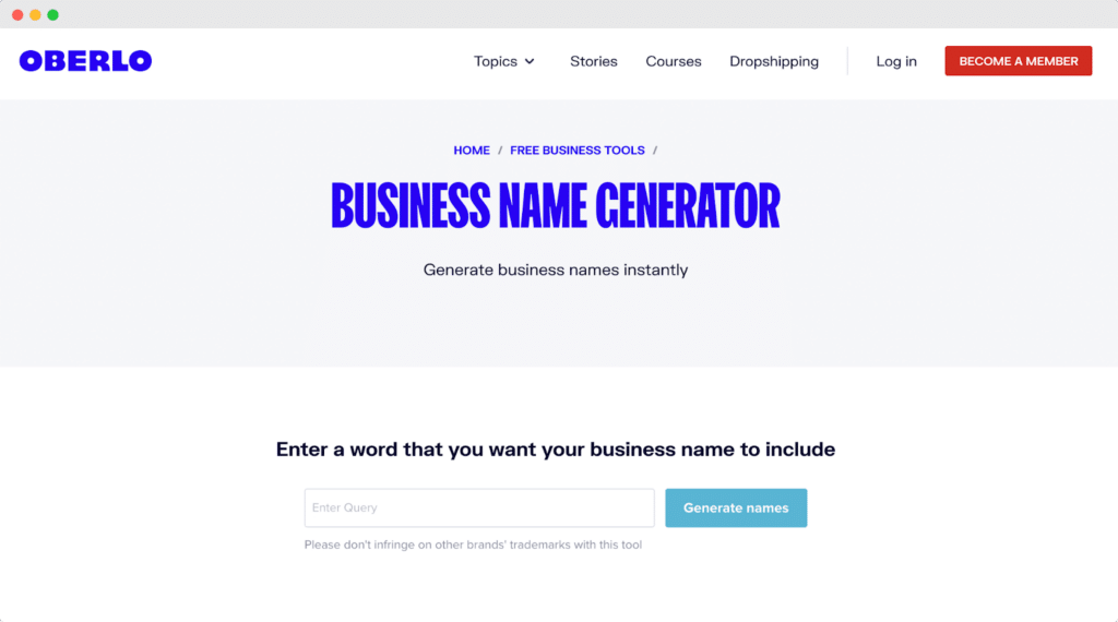 Business Name Generator