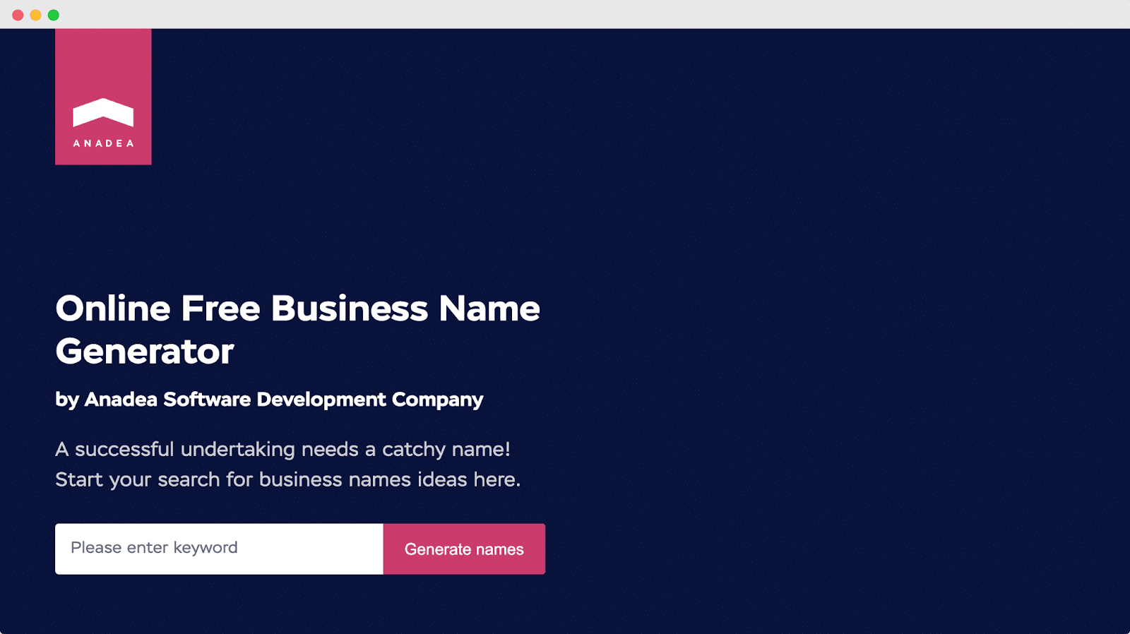 Business Name Generator