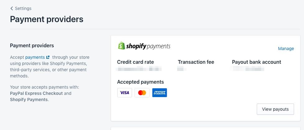  Shopify Payments