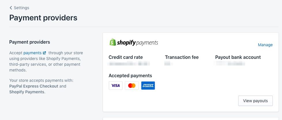 Shopify Payments