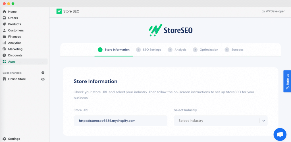 Install StoreSEO App On Shopify