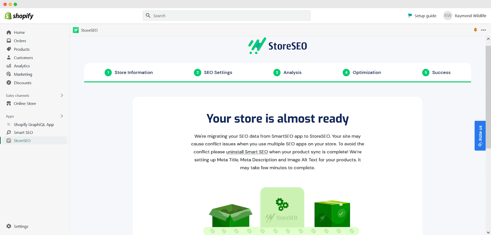 Migrate Data To StoreSEO