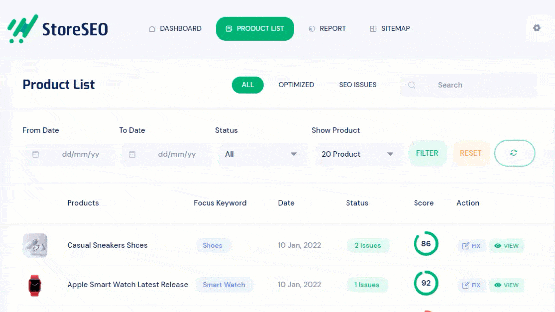Landing Page