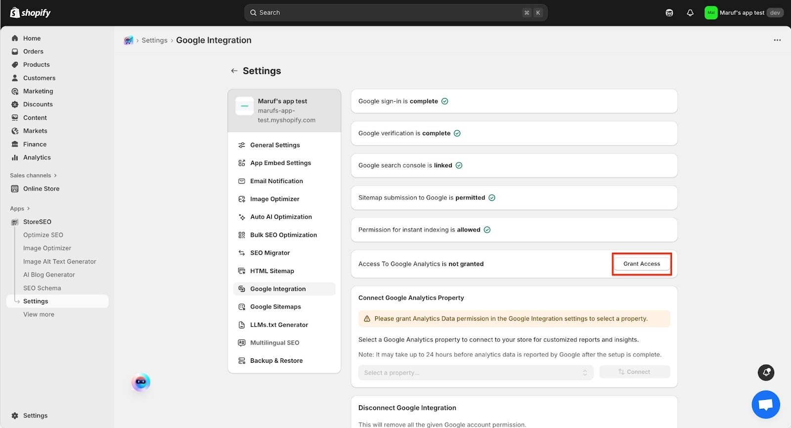 Jak zintegrować StoreSEO z Google Analytics 10 Integrate StoreSEO With Google Analytics