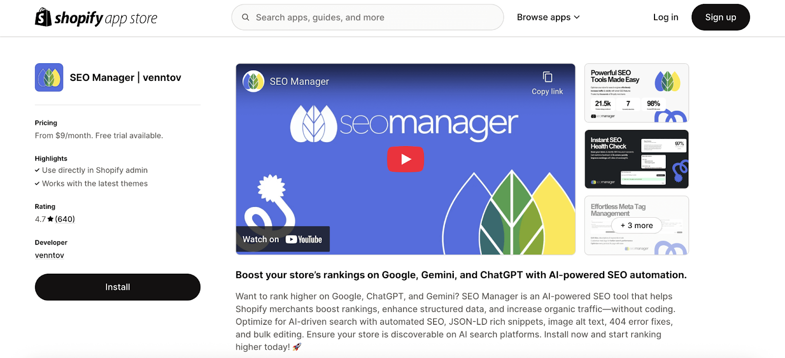 Best Shopify SEO Apps