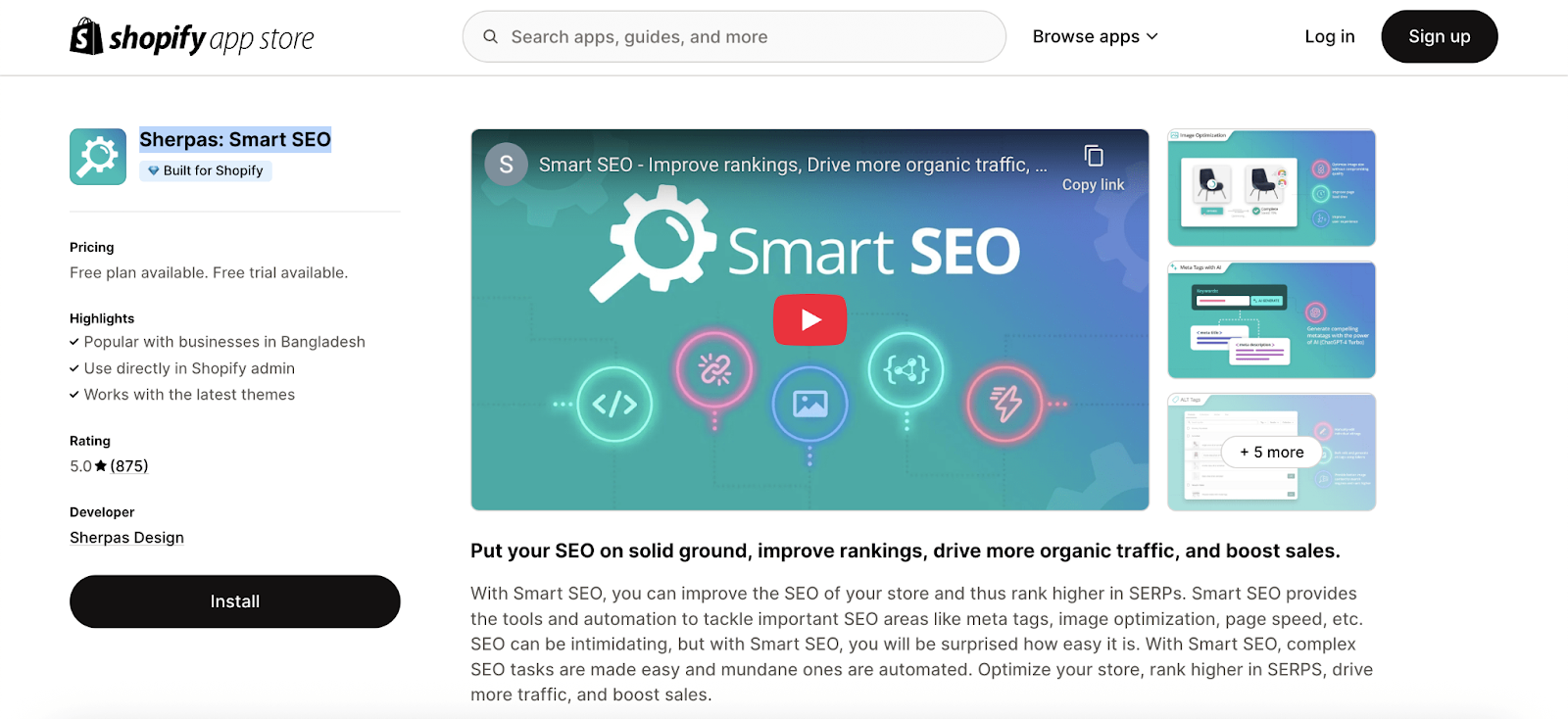 Best Shopify SEO App