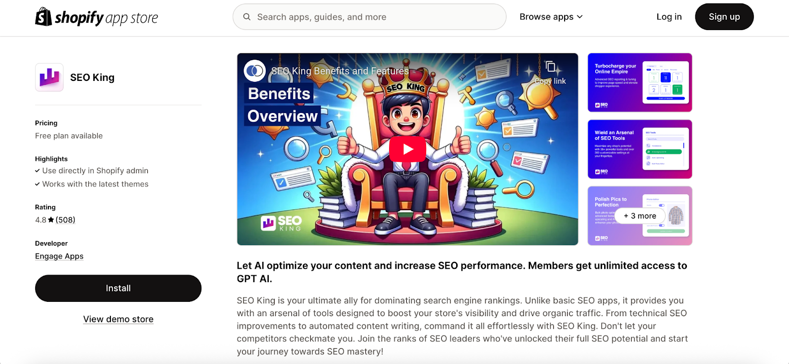 Best Shopify SEO App