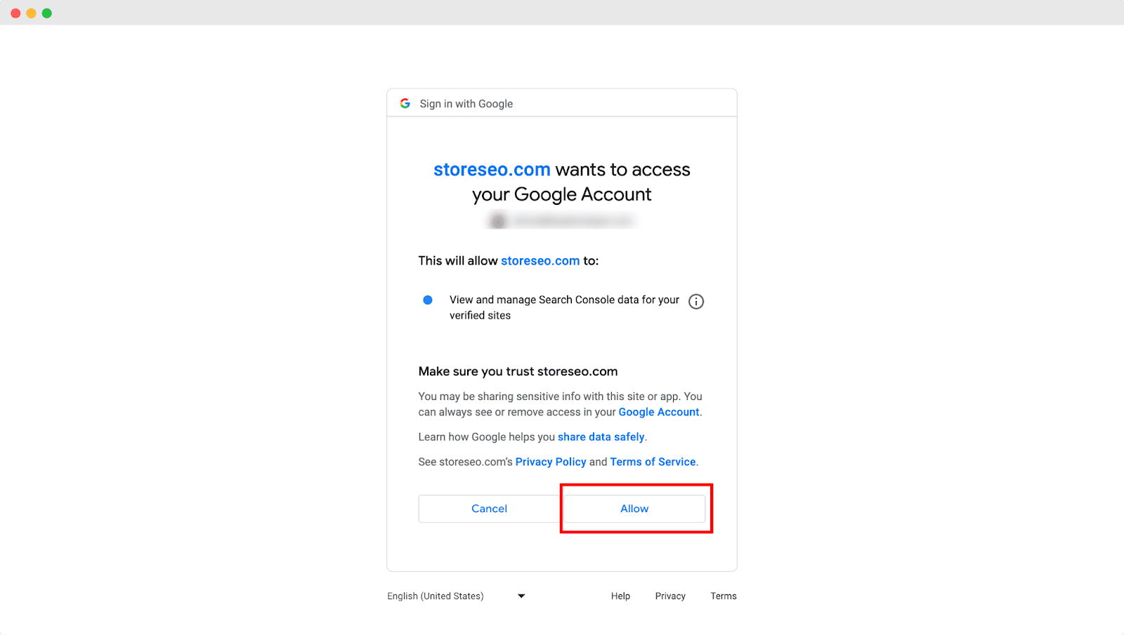 Jak zintegrować StoreSEO z Google Analytics 6 Integrate StoreSEO With Google Analytics