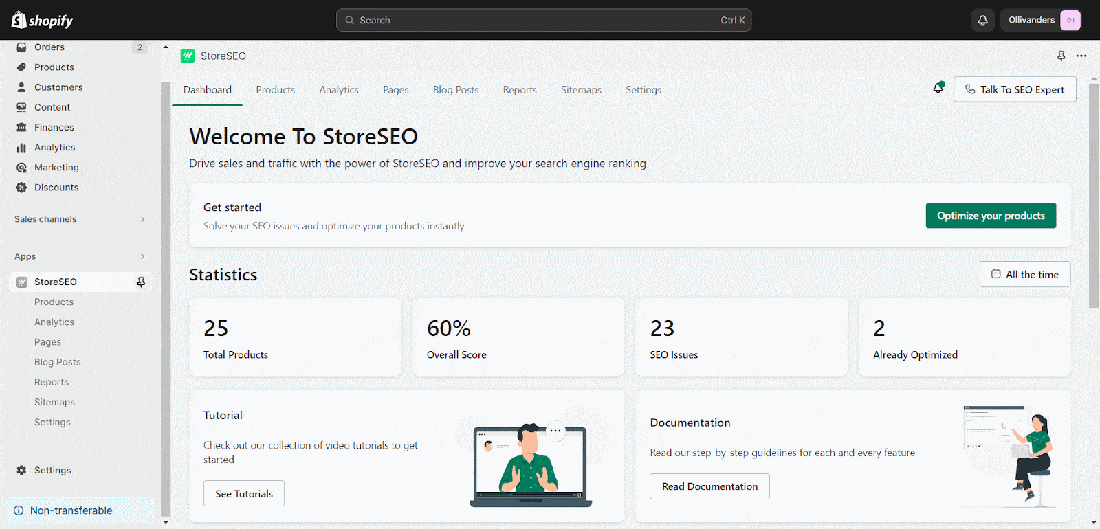 View SEO Reports