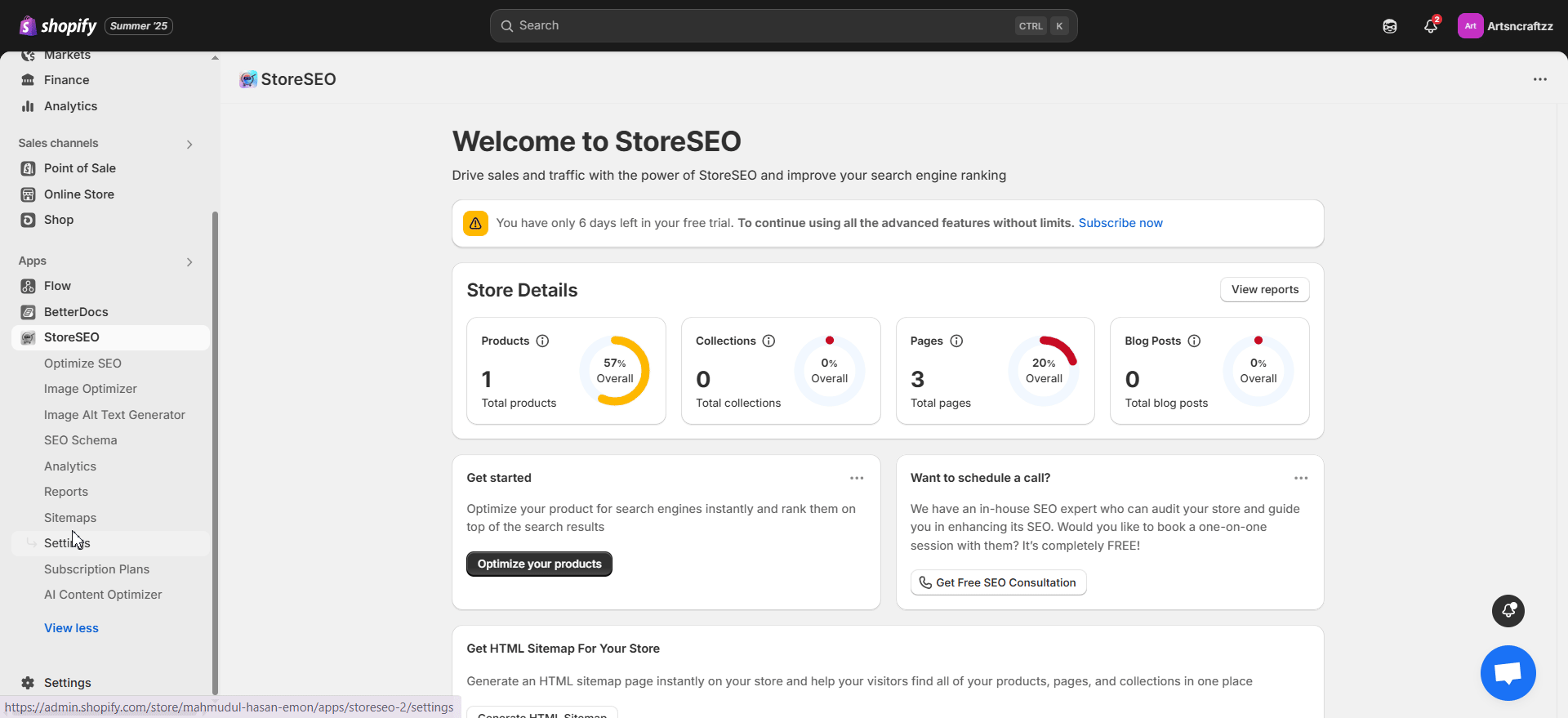 generate HTML Sitemap