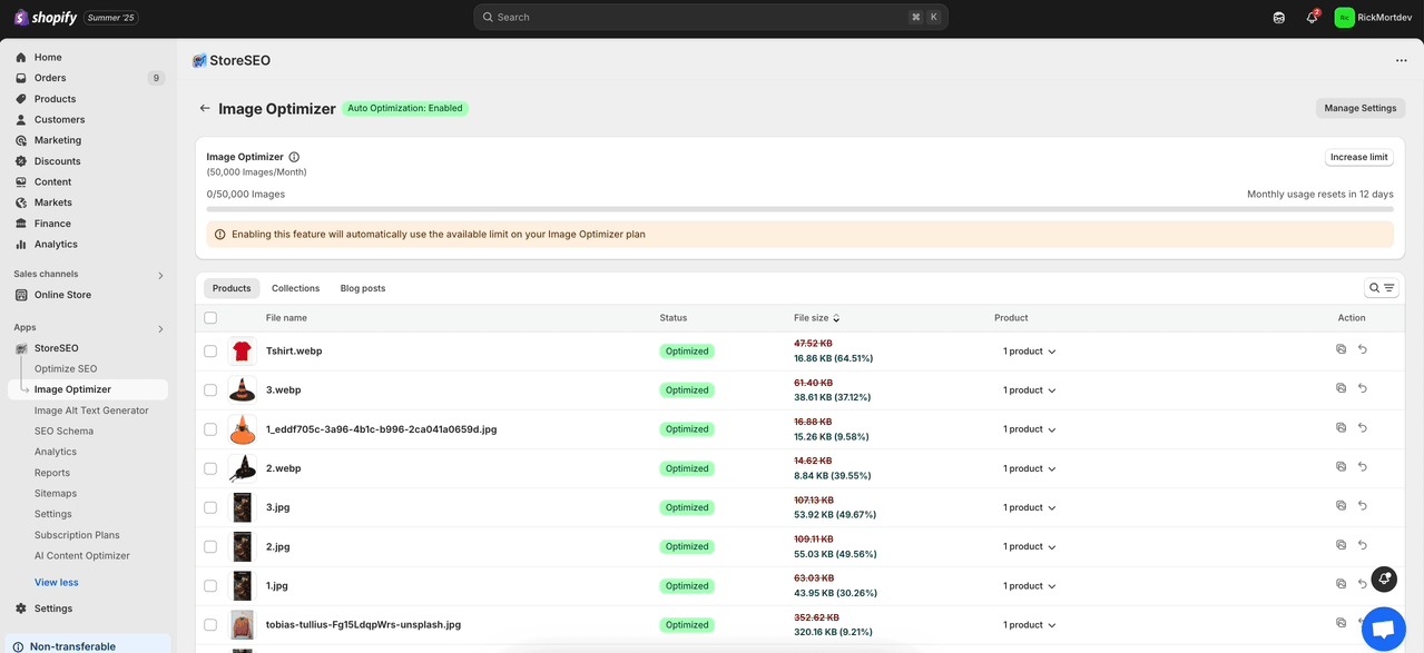 How To Use StoreSEO Image Optimizer
