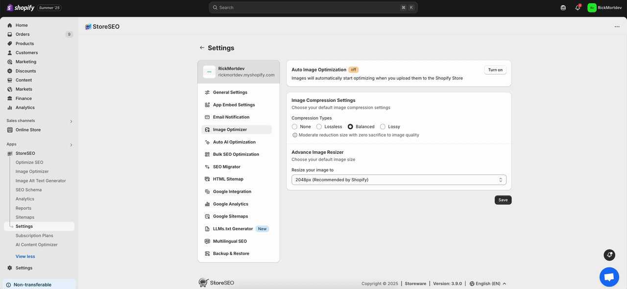 How To Use StoreSEO Image Optimizer
