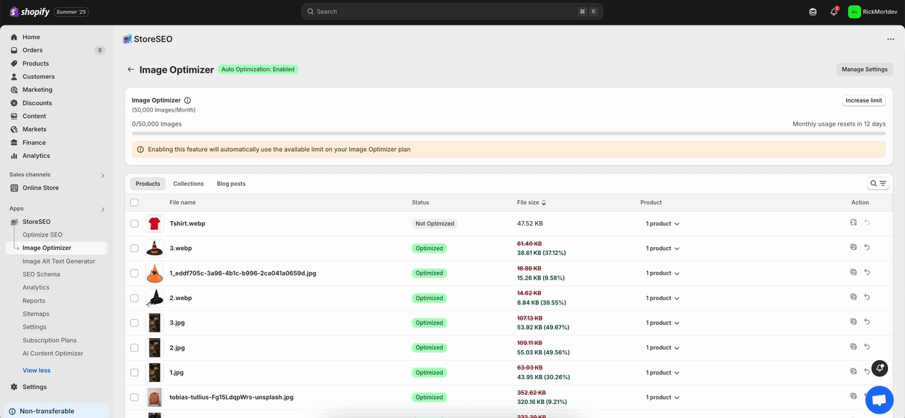 How To Use StoreSEO Image Optimizer