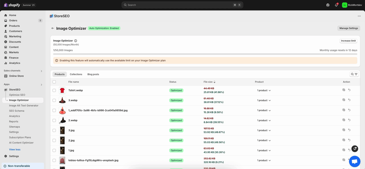 How To Use StoreSEO Image Optimizer
