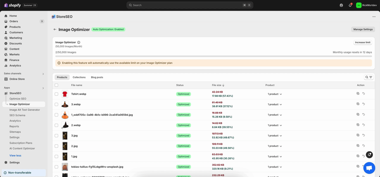 How To Use StoreSEO Image Optimizer