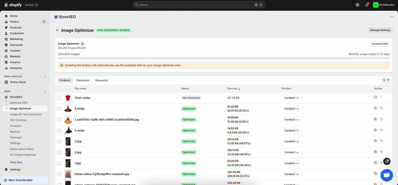 How To Use StoreSEO Image Optimizer