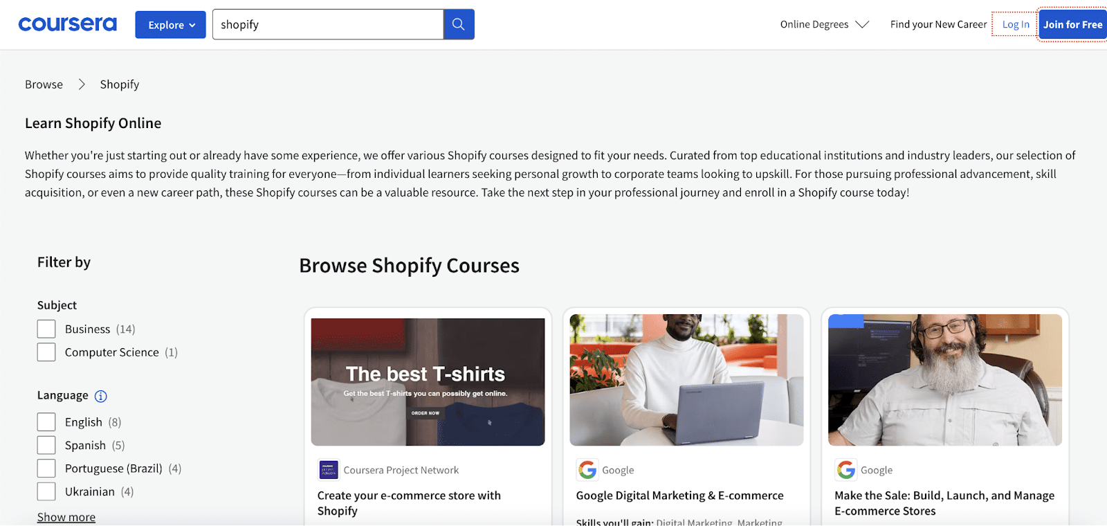 10+ Shopify Courses You Can Take