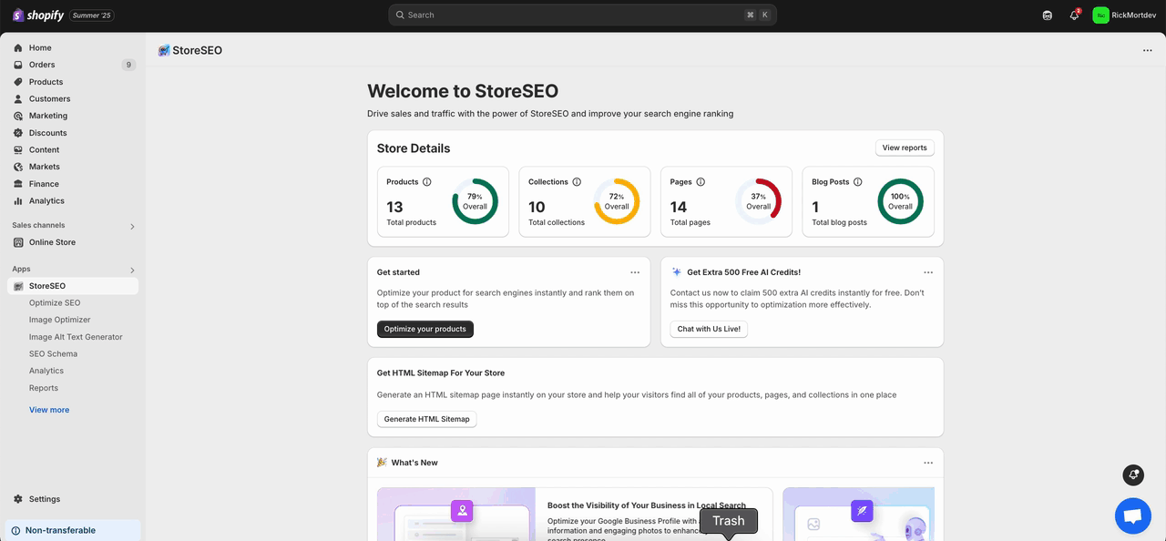 StoreSEO AI Content Optimizer