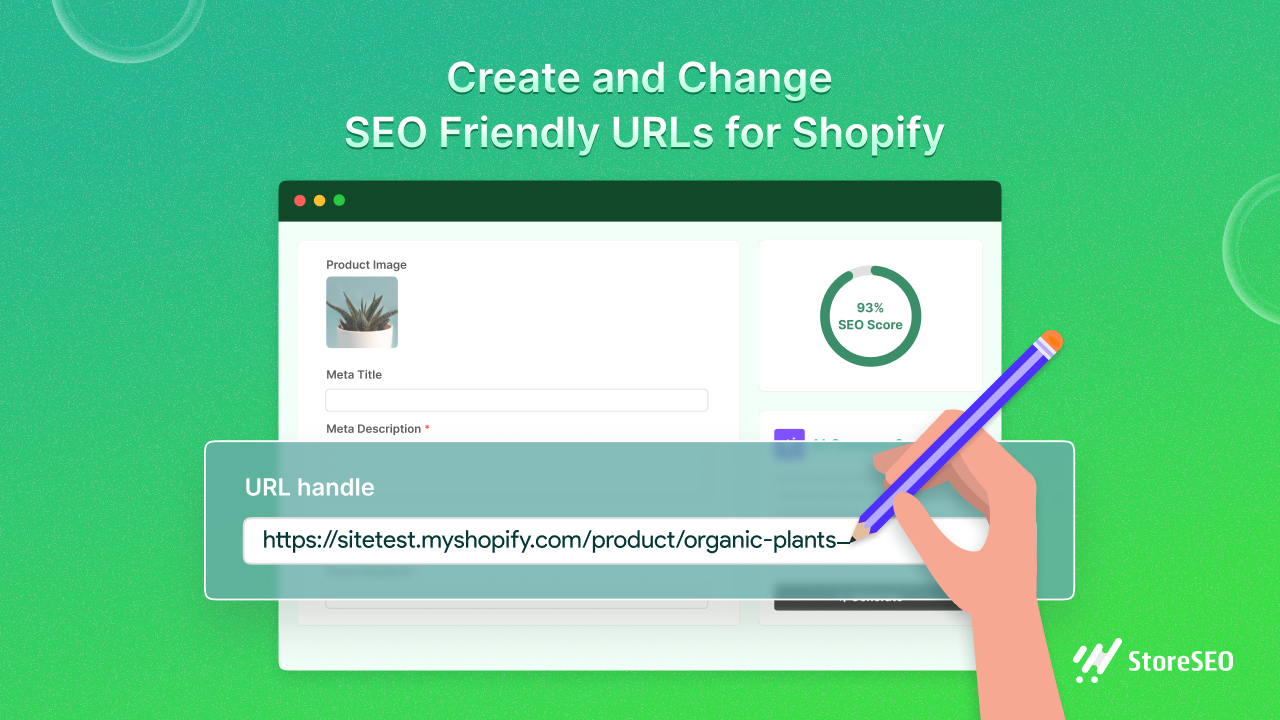 Create and Change SEO friendly URLs for Shopify