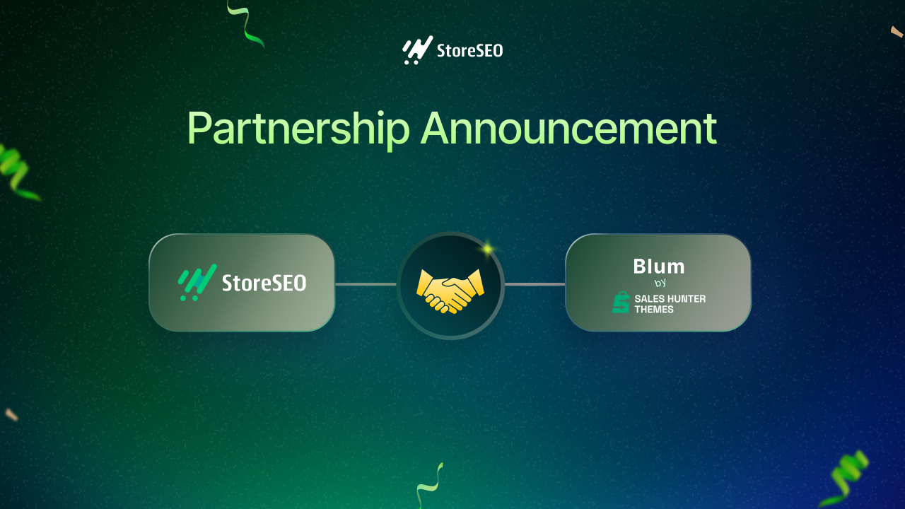 StoreSEO Partners with Blum Shopify Theme for eCommerce